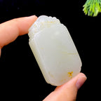 和田玉籽料无事牌（58.1g）