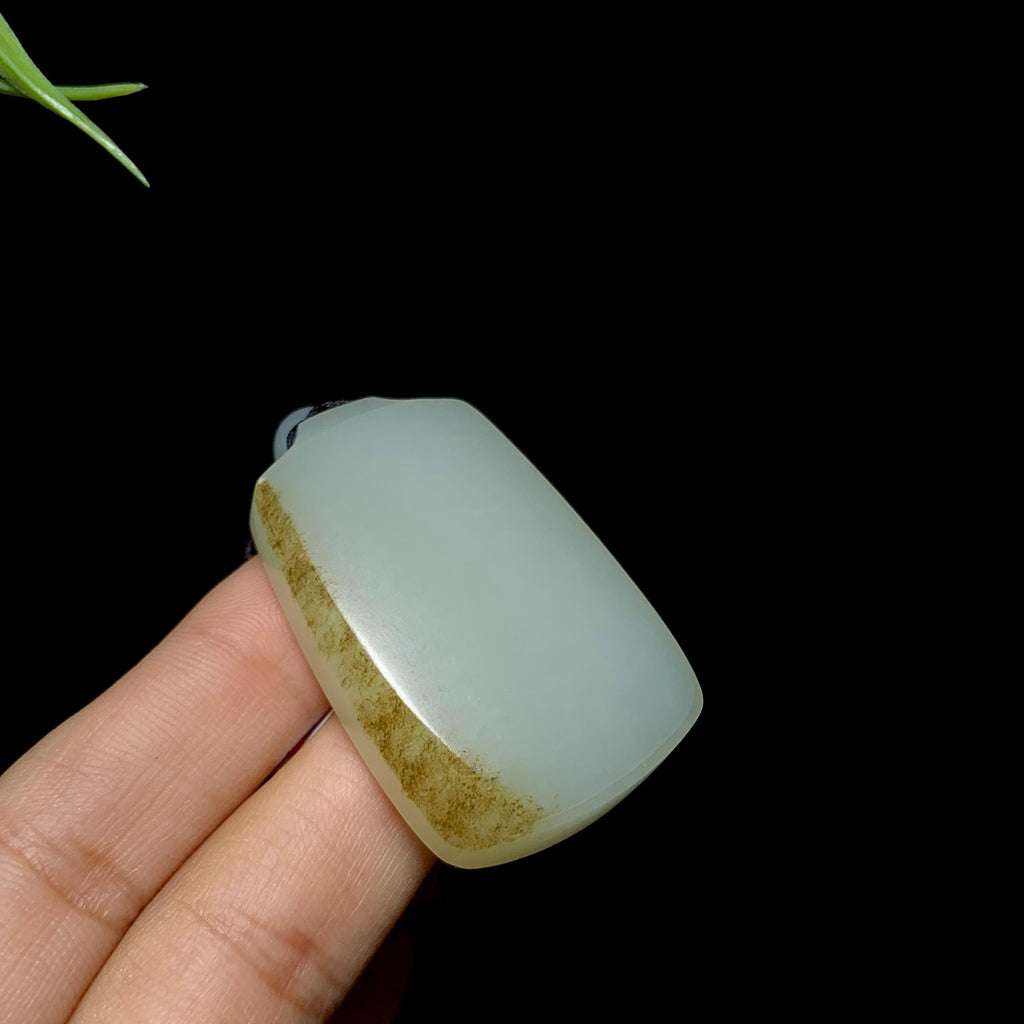 和田籽料秋梨皮无事牌（58.0g）