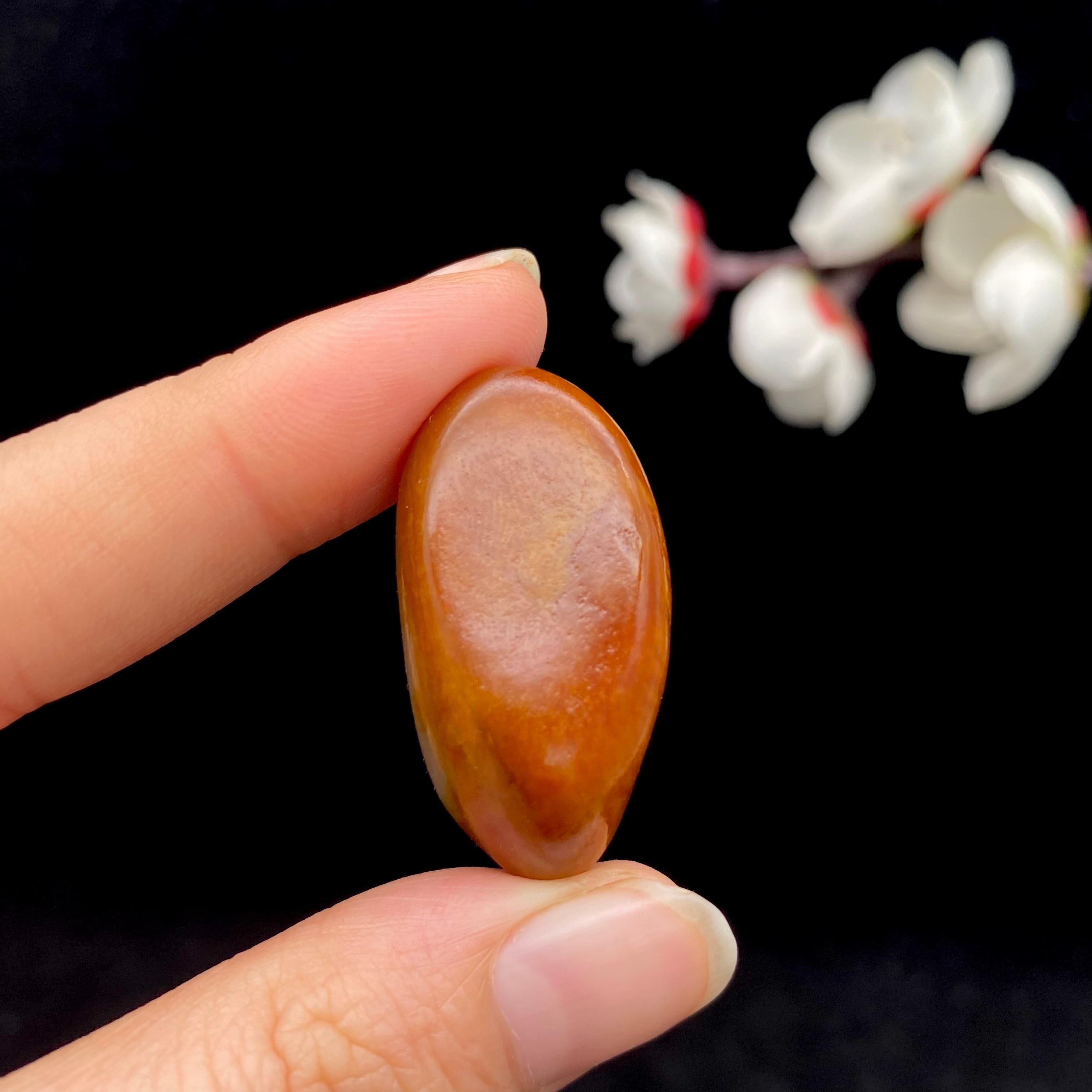 和田玉红沁皮籽料（13.2g）