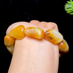 和田玉红皮籽料手串（56.6g）