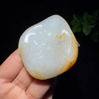 和田玉籽料大势至菩萨（96.1g）