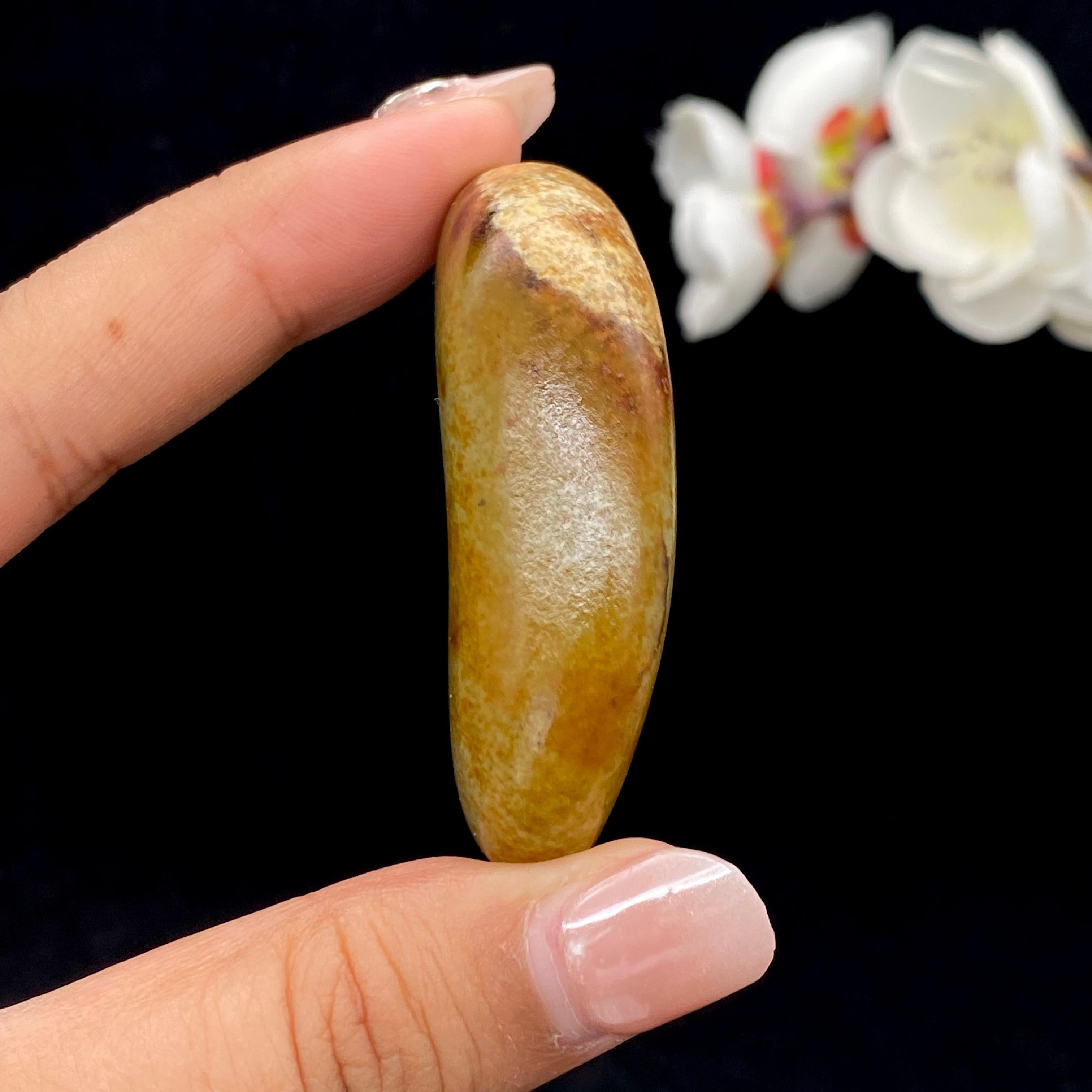 和田玉洒金皮籽料挂件（49.3g）