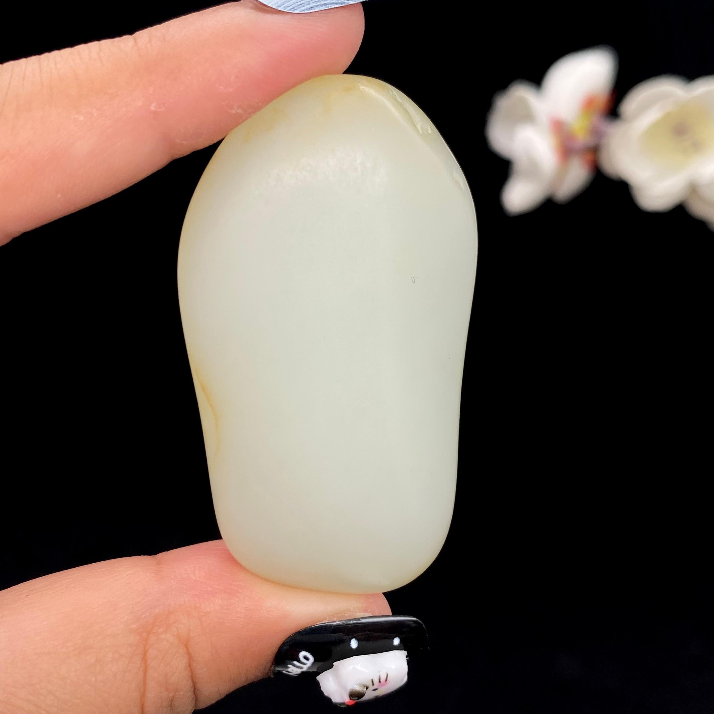 和田玉白玉籽料挂件（44.5g）