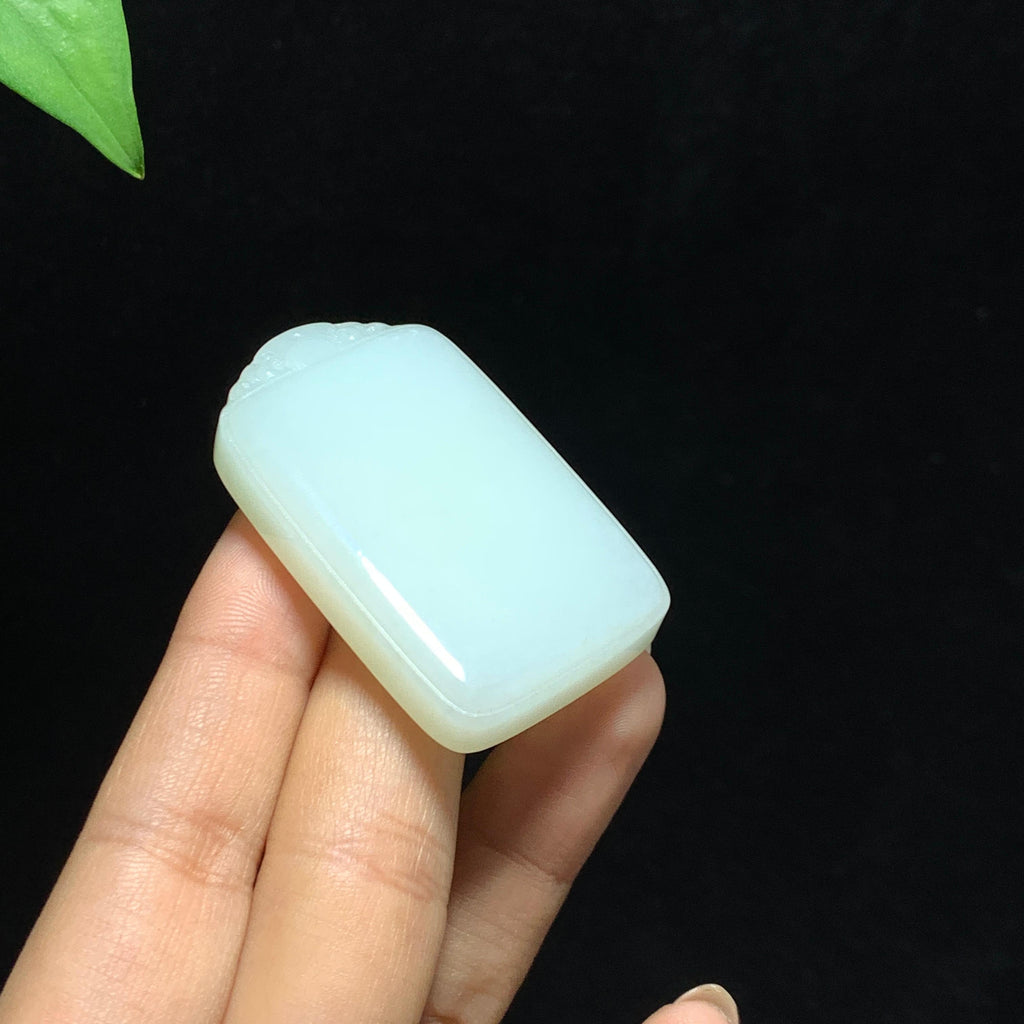 和田山料白玉无事牌挂件（37.5g）