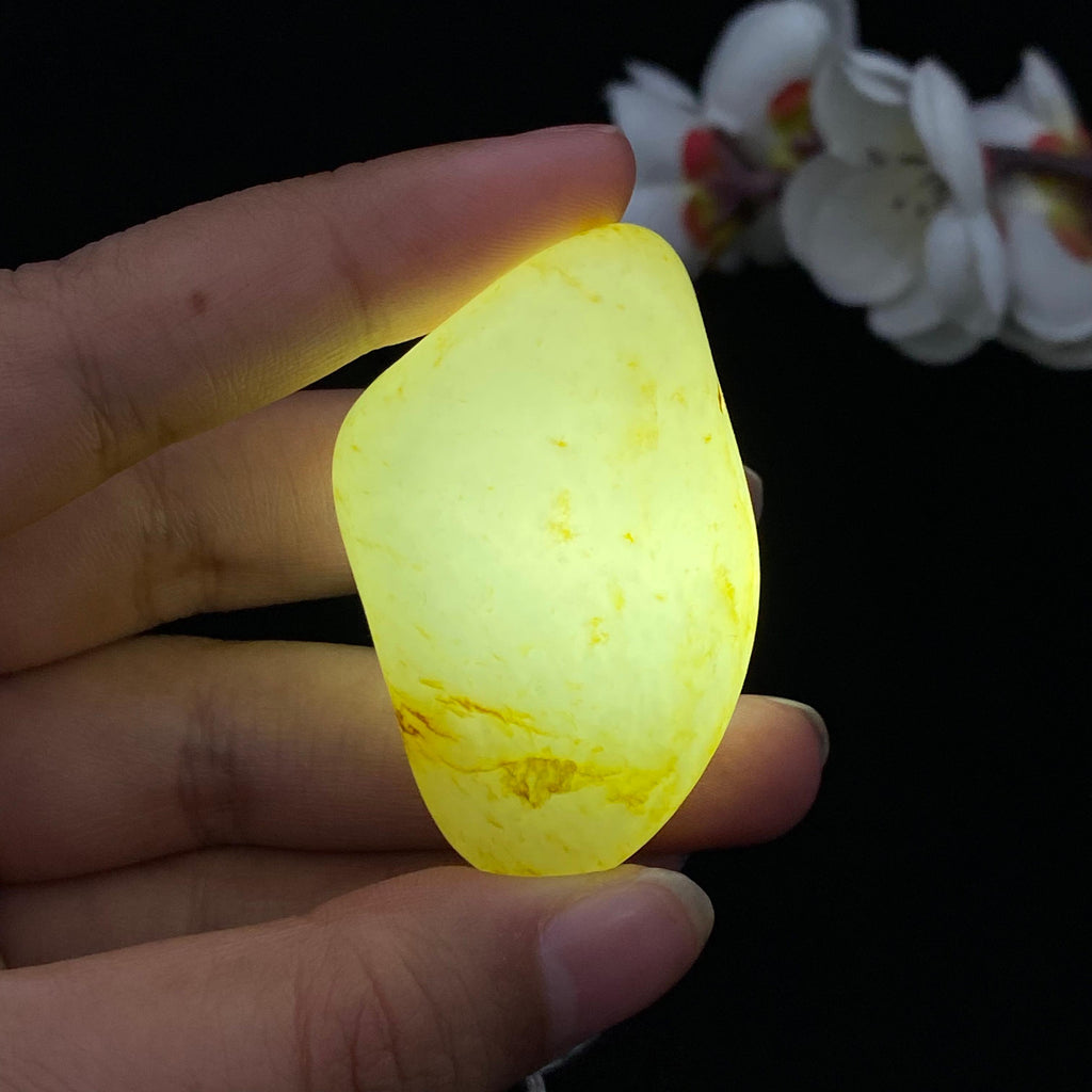 和田玉洒金皮籽料挂件（40.9g）