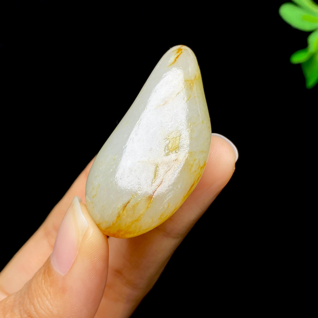 和田玉洒金皮白肉籽料挂件（33.2g）