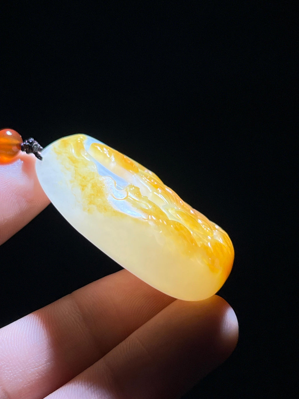 和田玉籽料观音（50.5g）