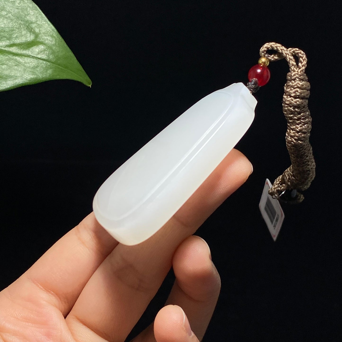 高品质和田白玉平安无事牌（42.7g）