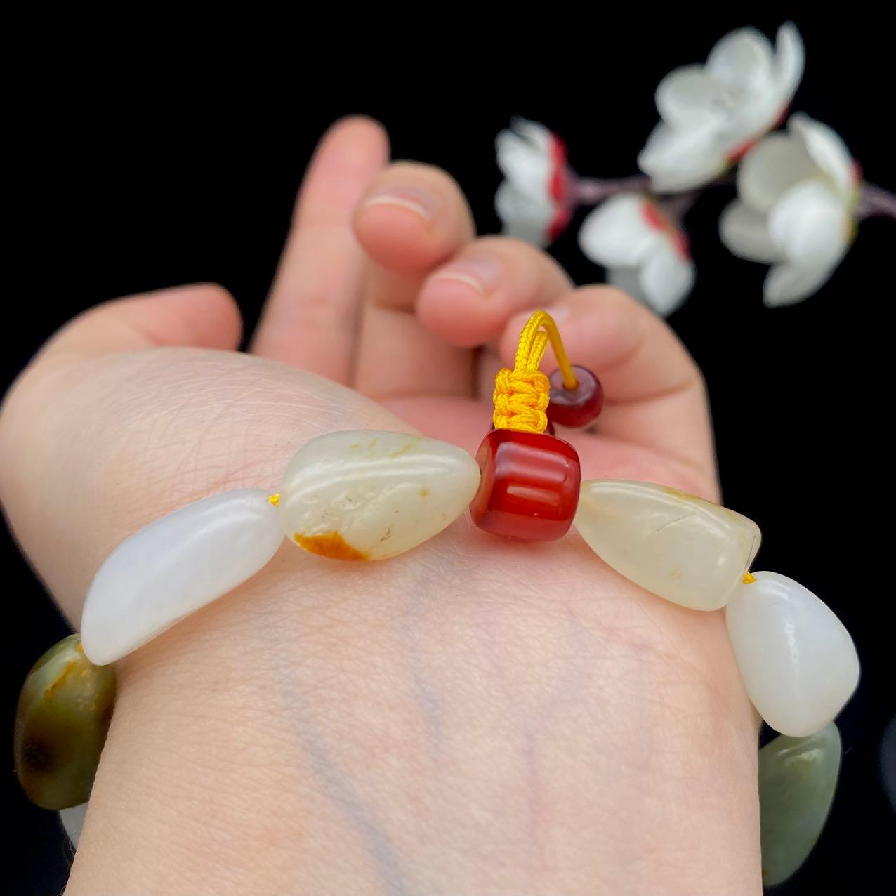 和田玉多宝籽料【精品手串】（26.3g）
