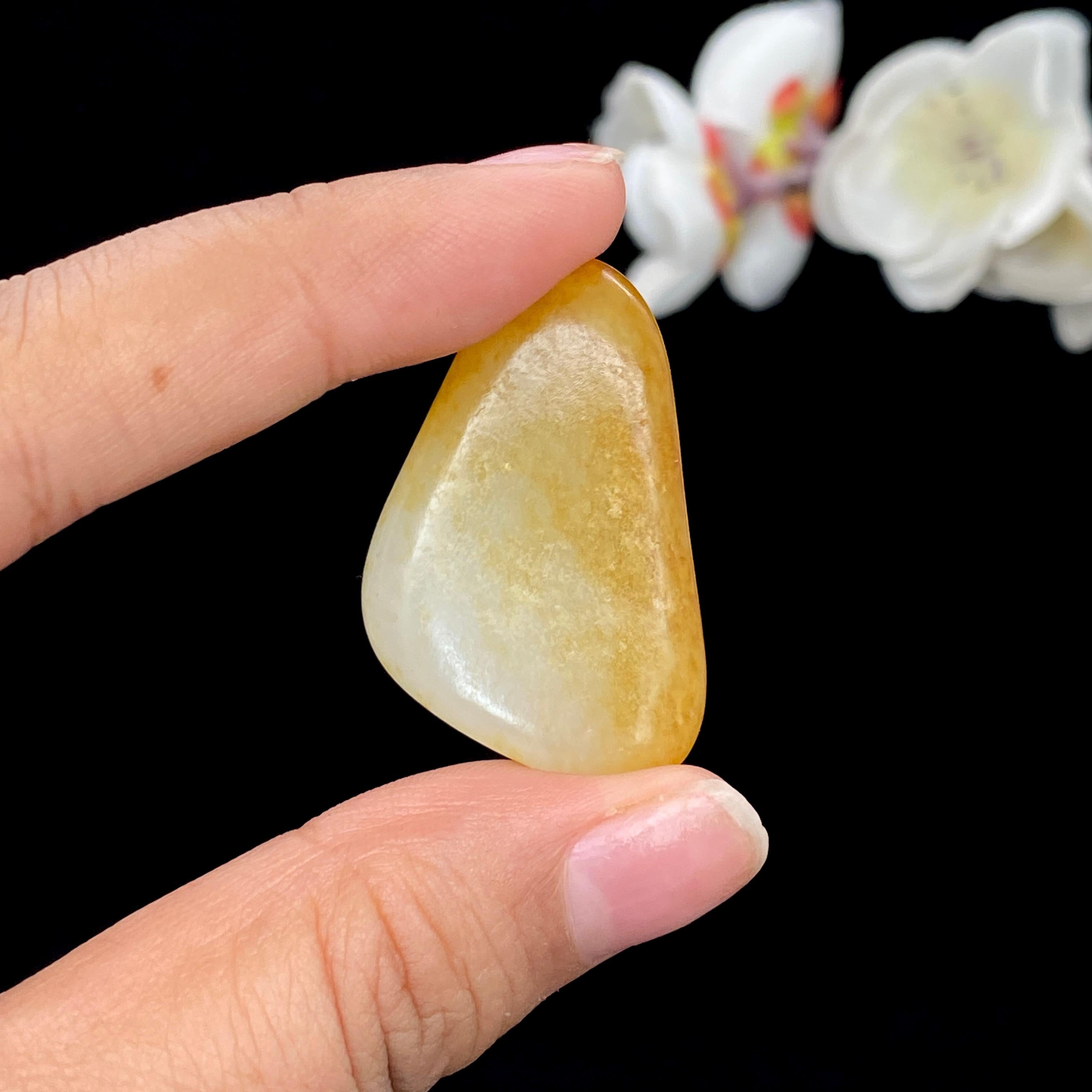 和田玉聚黄皮籽料（15g）