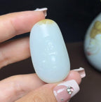 新疆和田玉且末糖白羊脂玉佛公（26.4g）