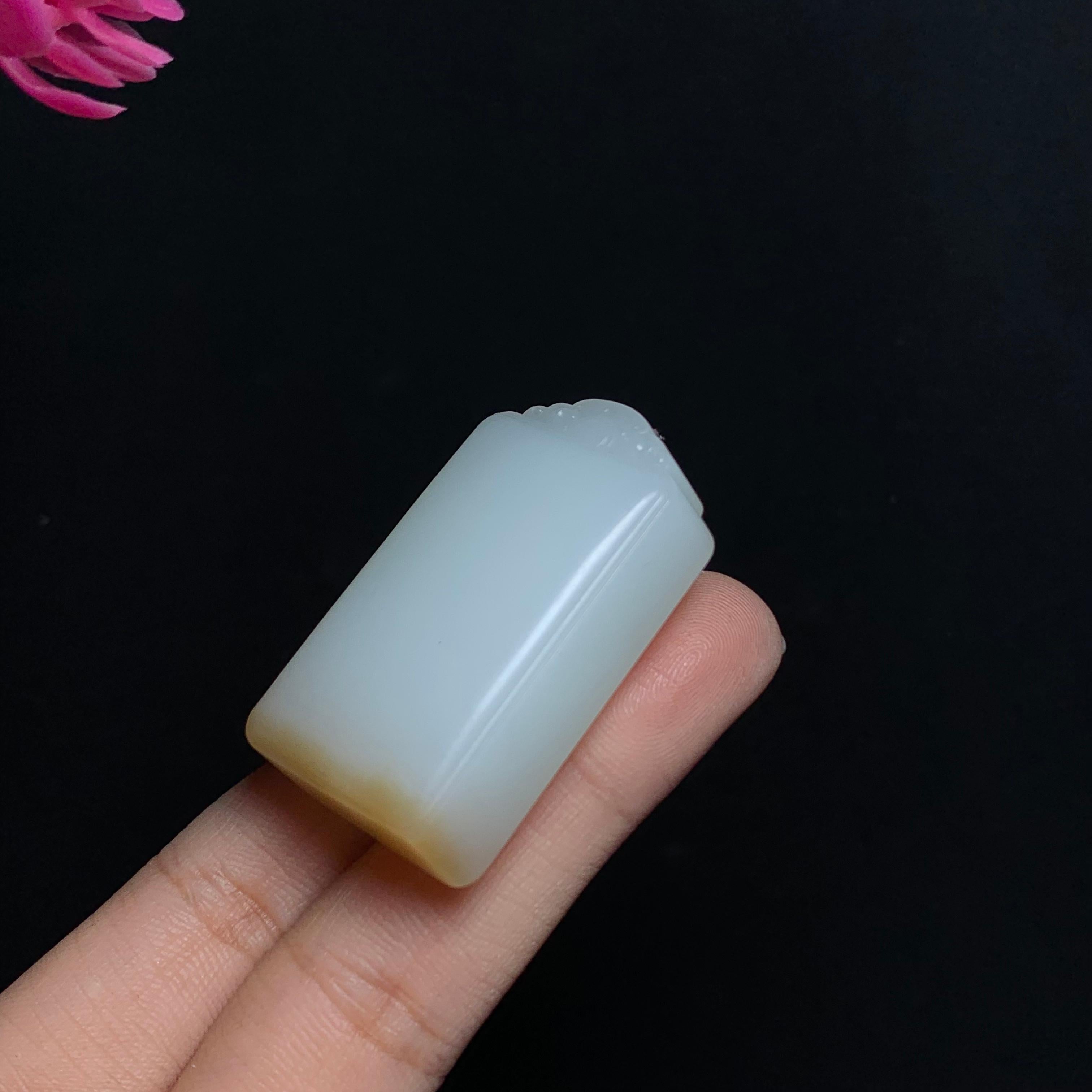 和田糖白玉无事牌（32.4g）
