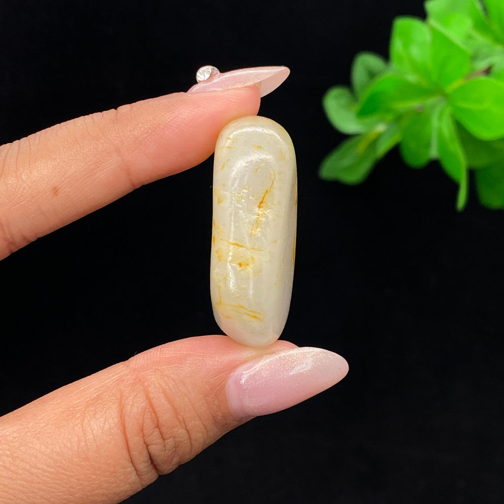 和田玉洒金皮青花底籽料（27.5g）