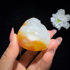 秒杀和田玉籽料御龙观音（73.2g）