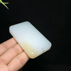 高品质和田羊脂糖白玉无事牌（82.0g）