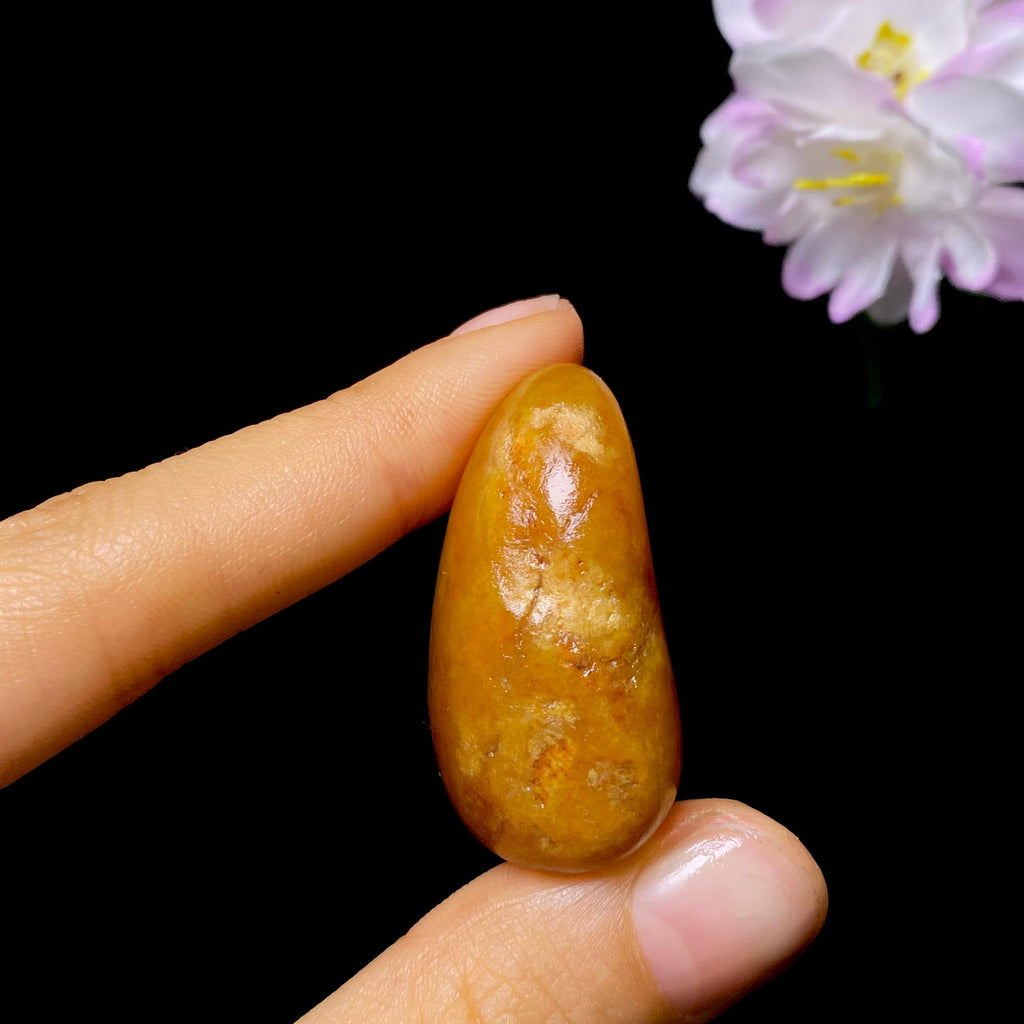 和田玉黄皮籽料挂件（24.9g）