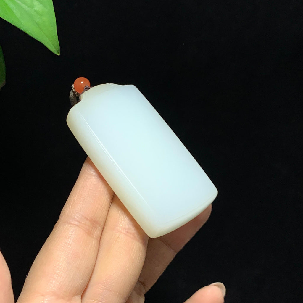 和田山料糖白玉无事牌（70.7g）