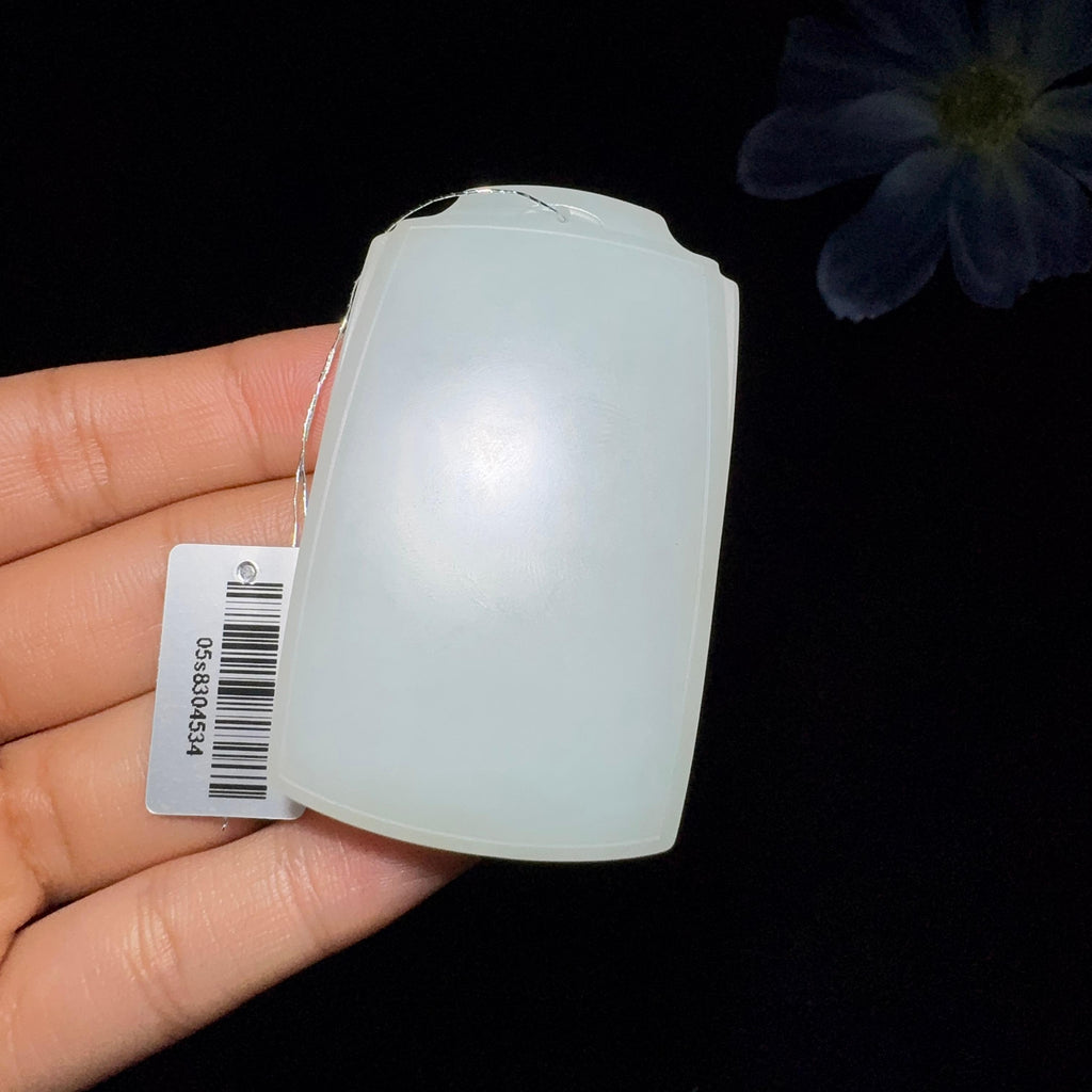 秒杀和田玉白玉平安无事牌（68.2g）