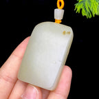 和田玉籽料无事牌（55.1g）