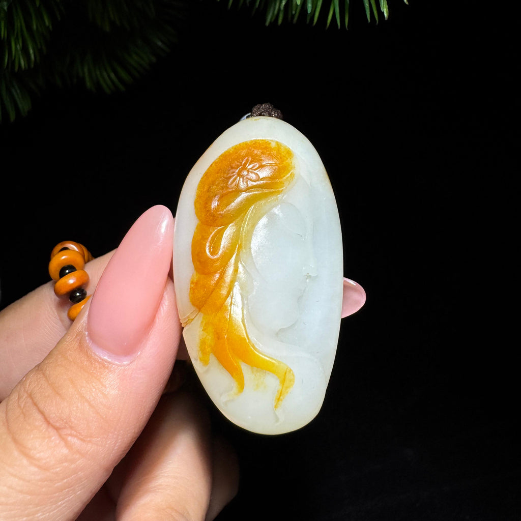 和田玉籽料玉贵人（47.0g）