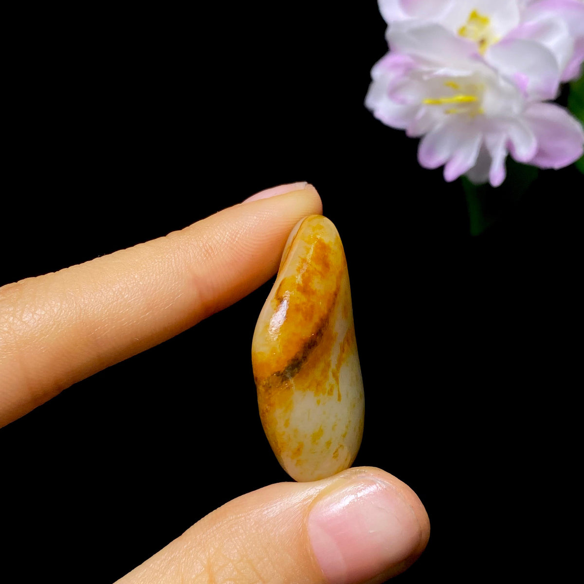 和田玉红皮白肉籽料挂件（14.8g）