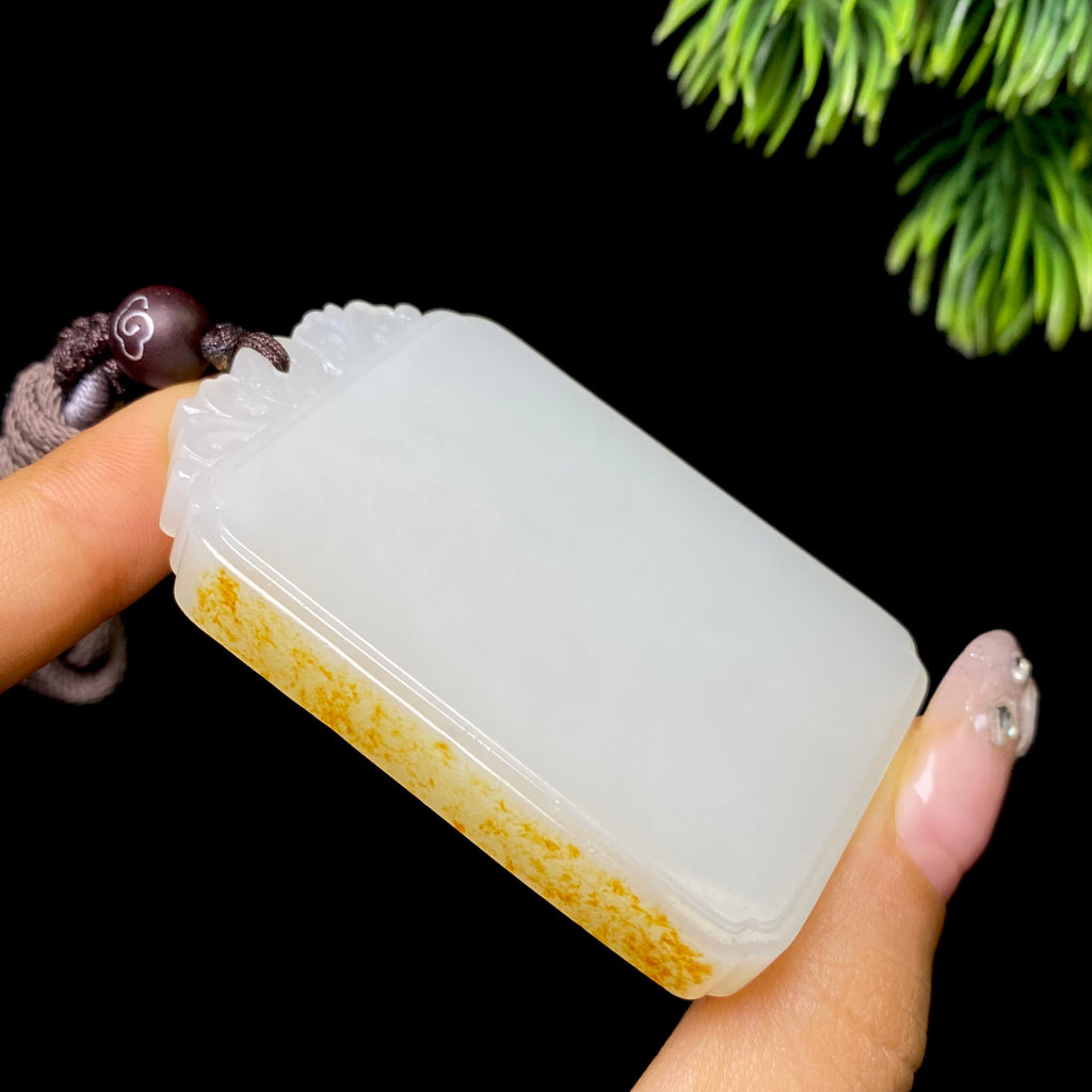和田玉籽料无事牌（61.2g）