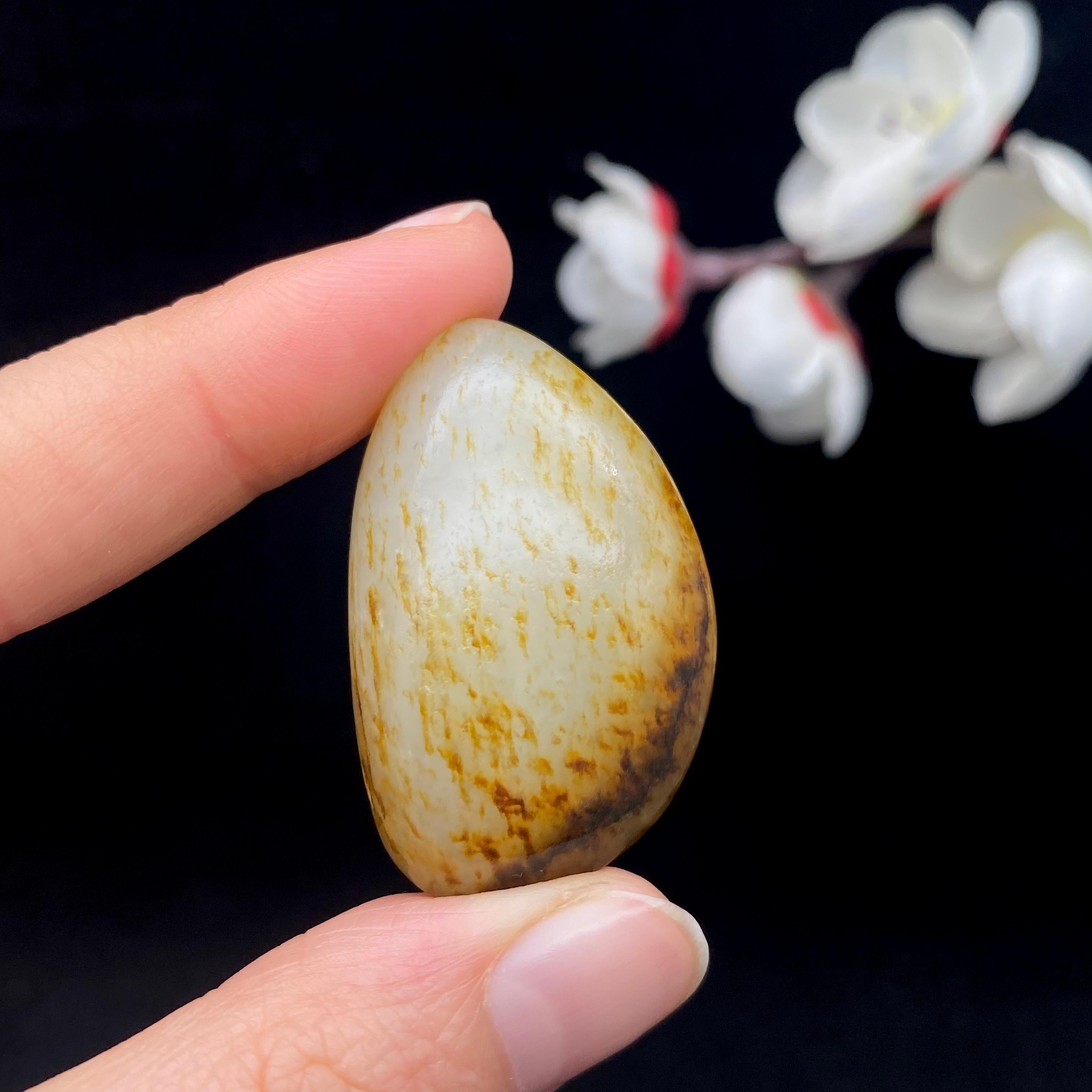 和田玉洒金皮籽料（17.2g）