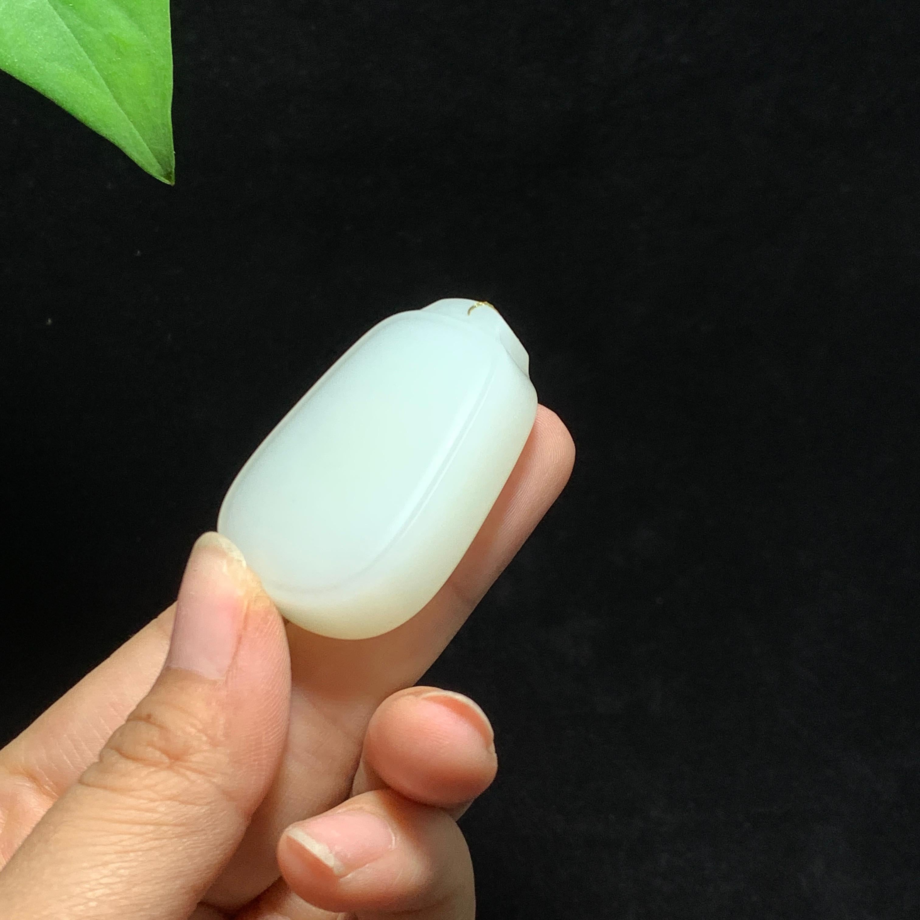 和田山料白玉无事牌挂件（38.8g）