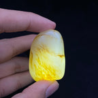和田玉黄皮籽料原石（32.2g）