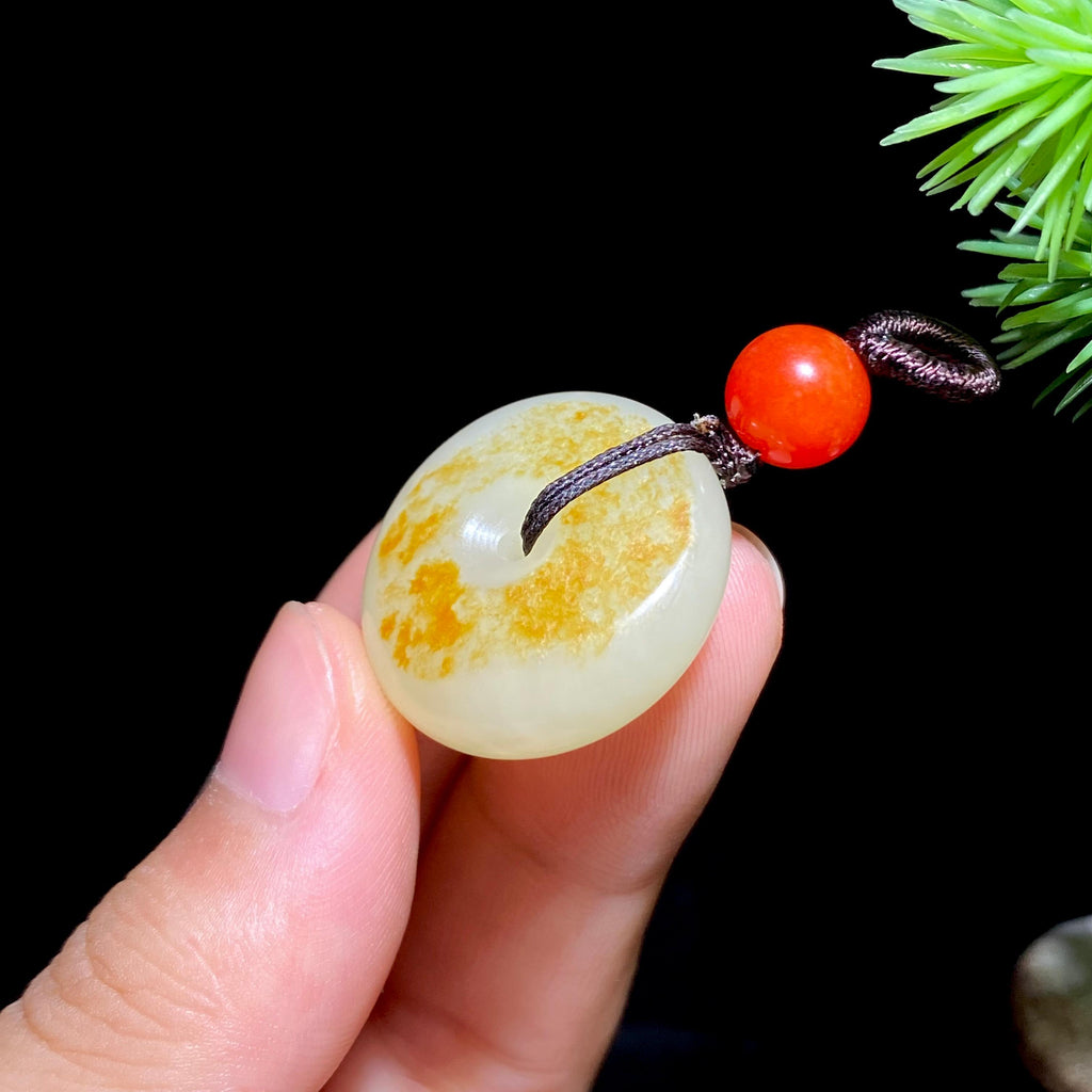 和田玉籽料平安扣（9.1g）