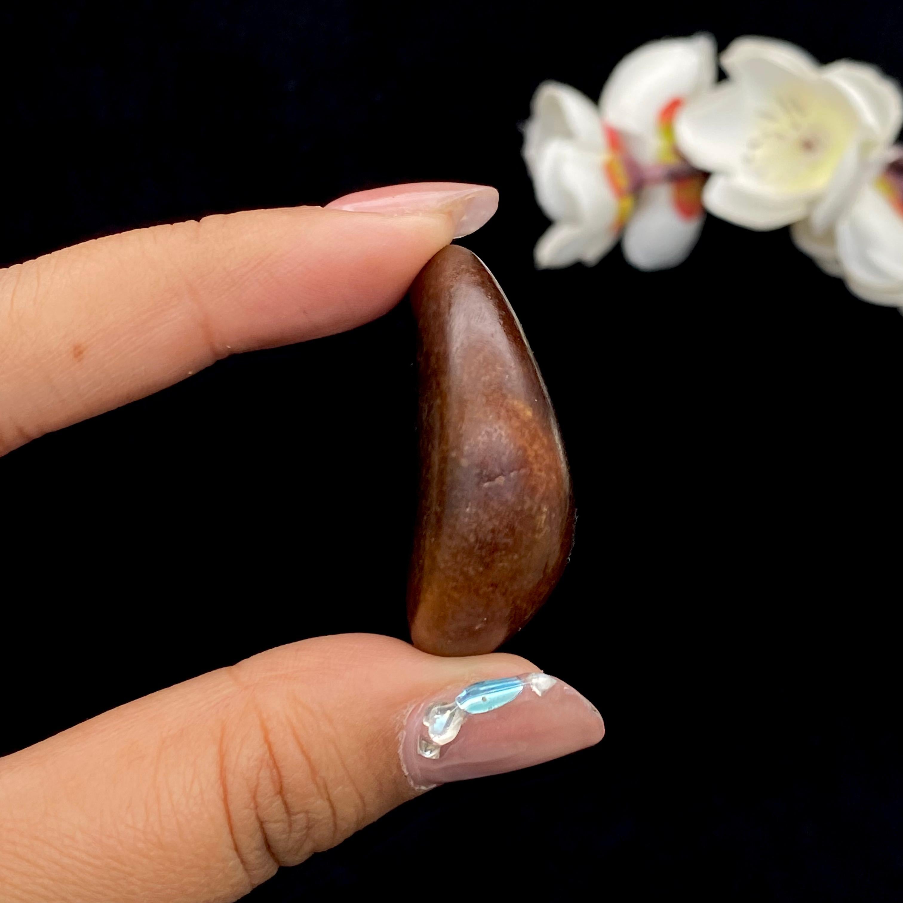 和田玉红沁皮籽料原石（26.2g）