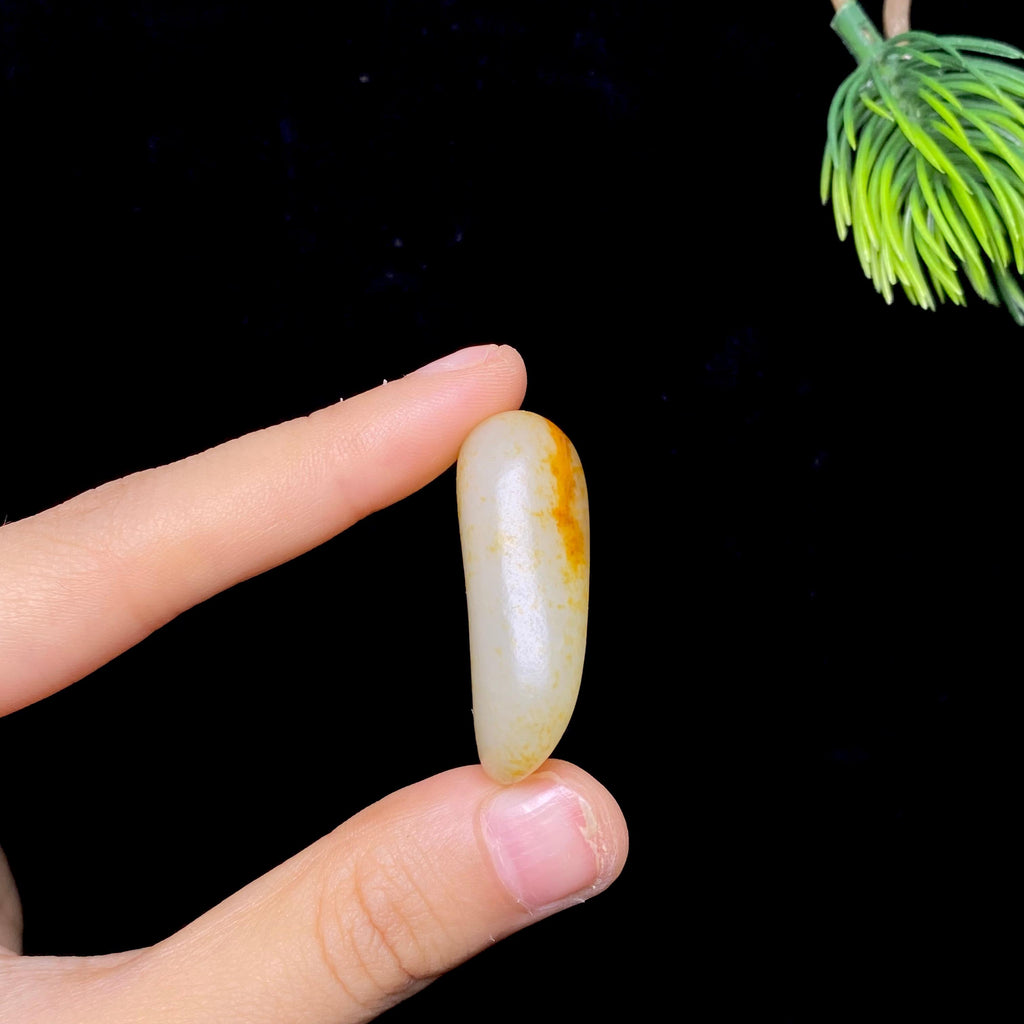 和田玉洒金皮白肉籽料（19.6g）