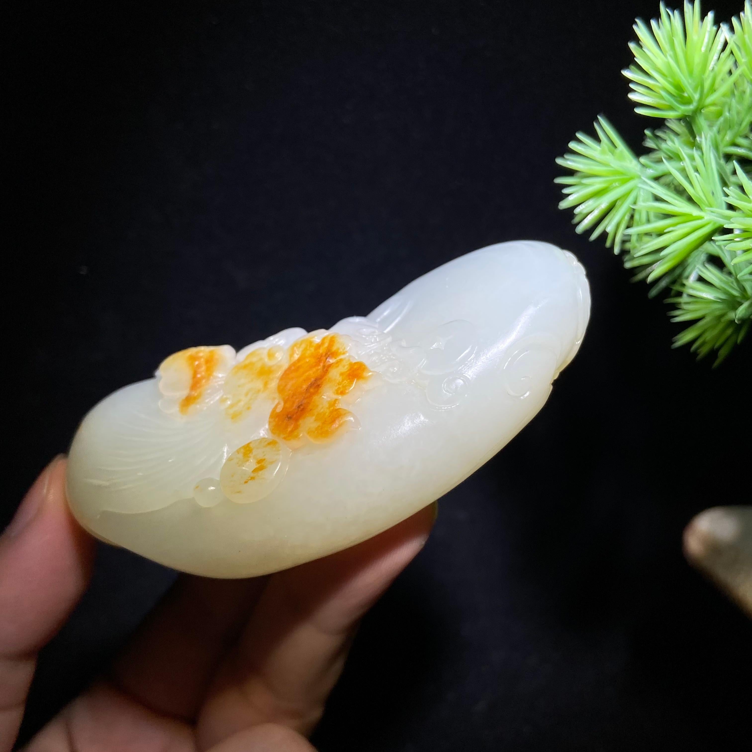 和田玉籽料冠上加冠（119.4g）