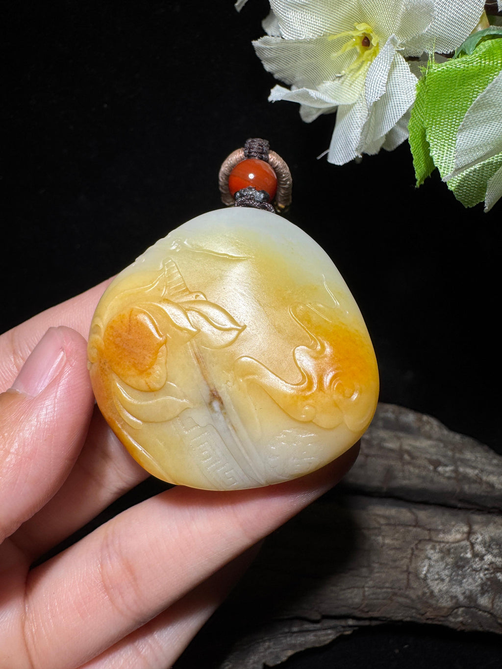 和田玉籽料佛公（49.0g）