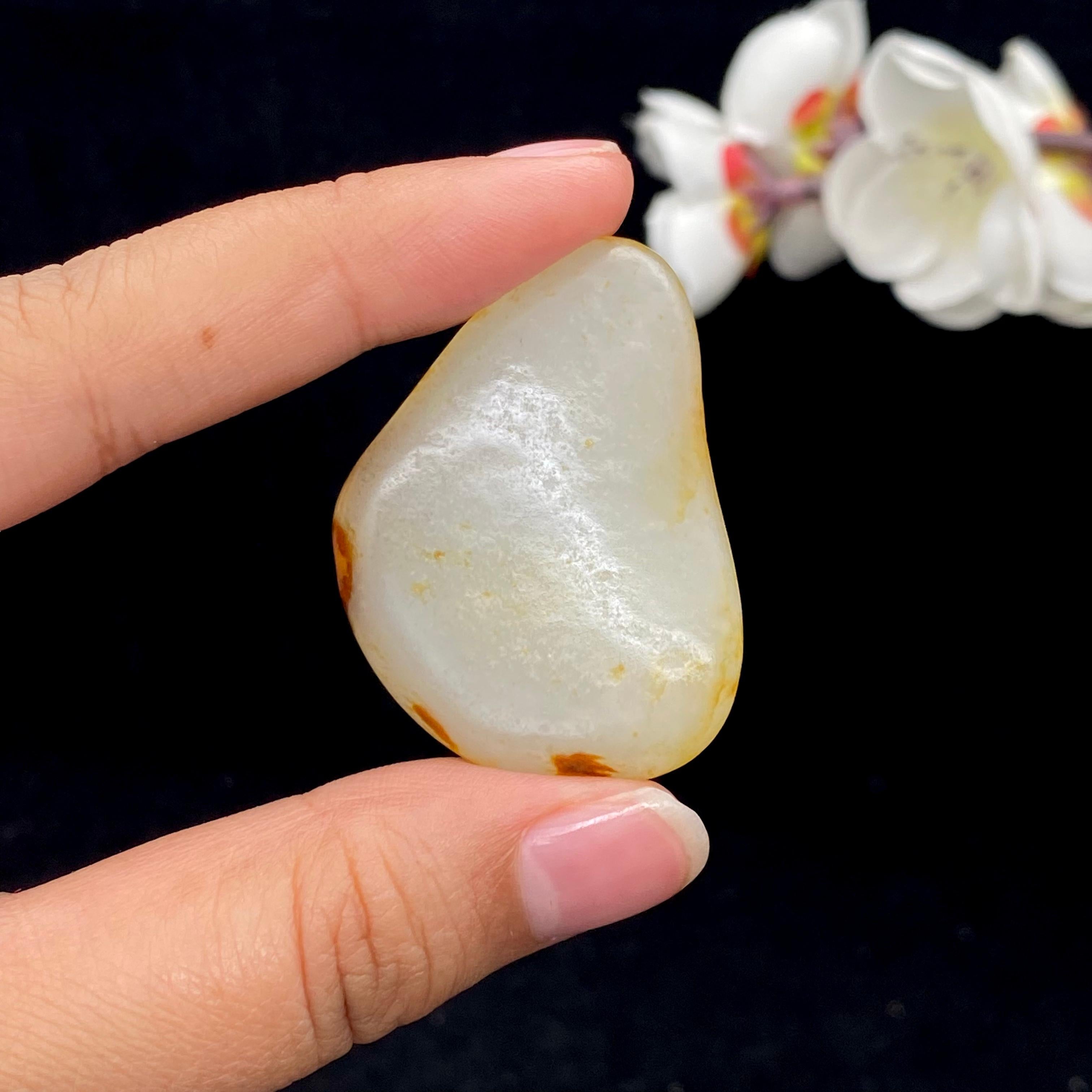 和田玉洒金皮籽料挂件（23.1g）