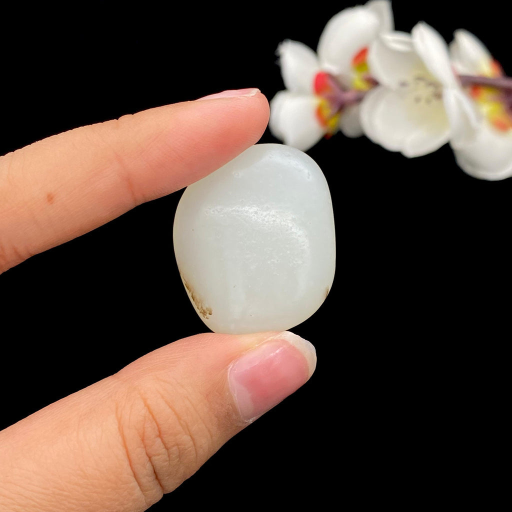 和田玉白玉籽料原石（12.4g）