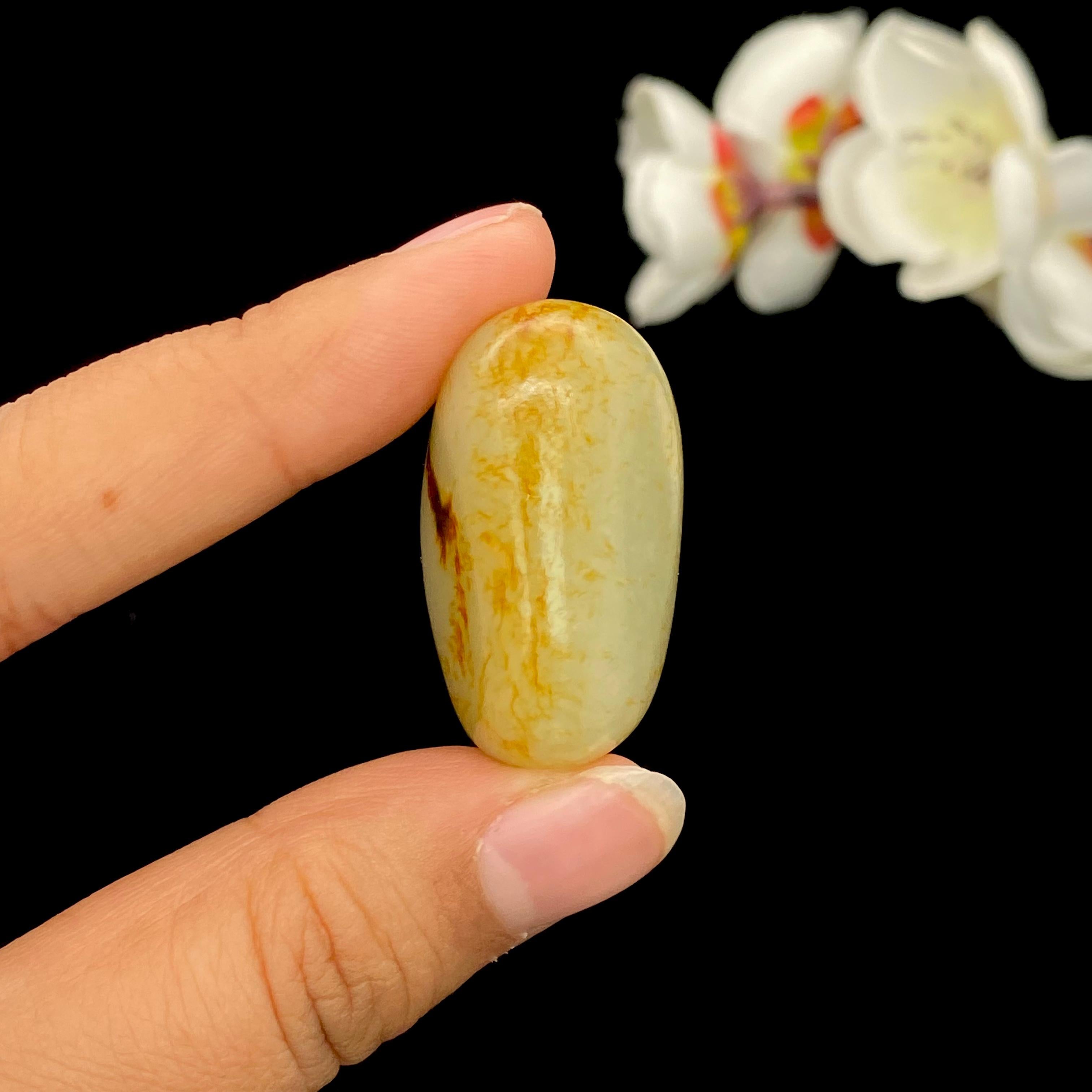 和田玉洒金皮籽料挂件（26.3g）