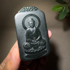 【超值推荐】和田玉黑青属猴守护神（51.3g）