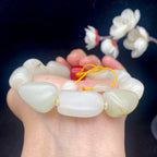 和田玉洒金皮籽料【精品手串】（55g）