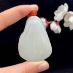 和田玉-白玉籽料【佛公】（57.7g）