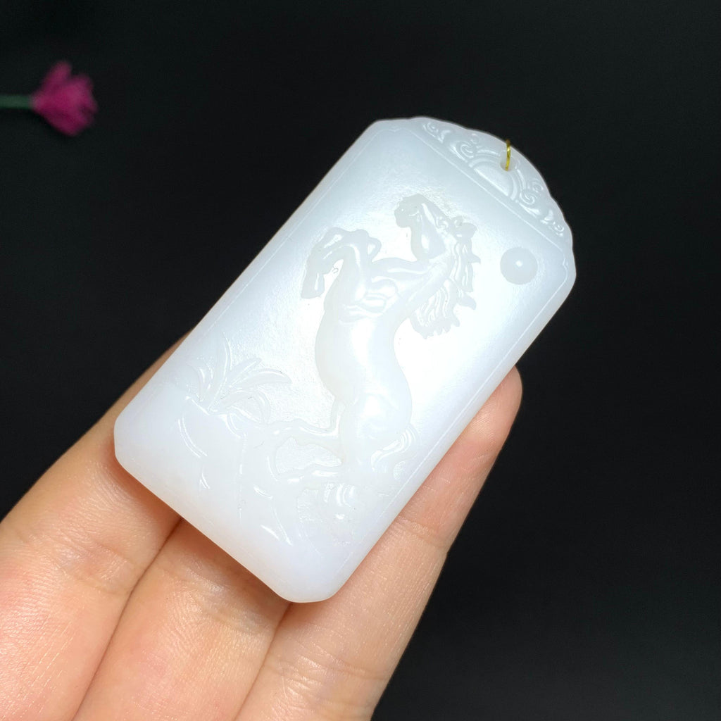 和田精品白玉马牌（47.0g）