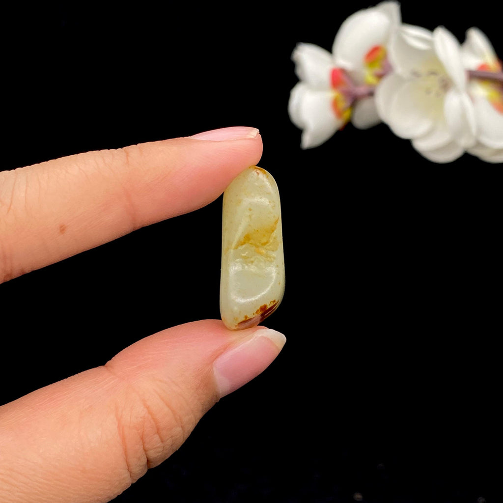 和田玉聚红皮籽料吊坠籽（10g）