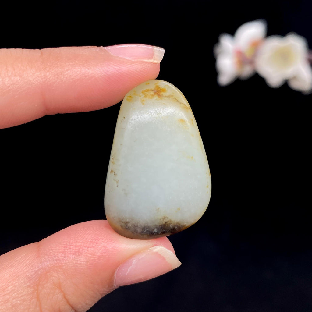 和田玉聚黄皮籽料吊坠籽（16.2g）