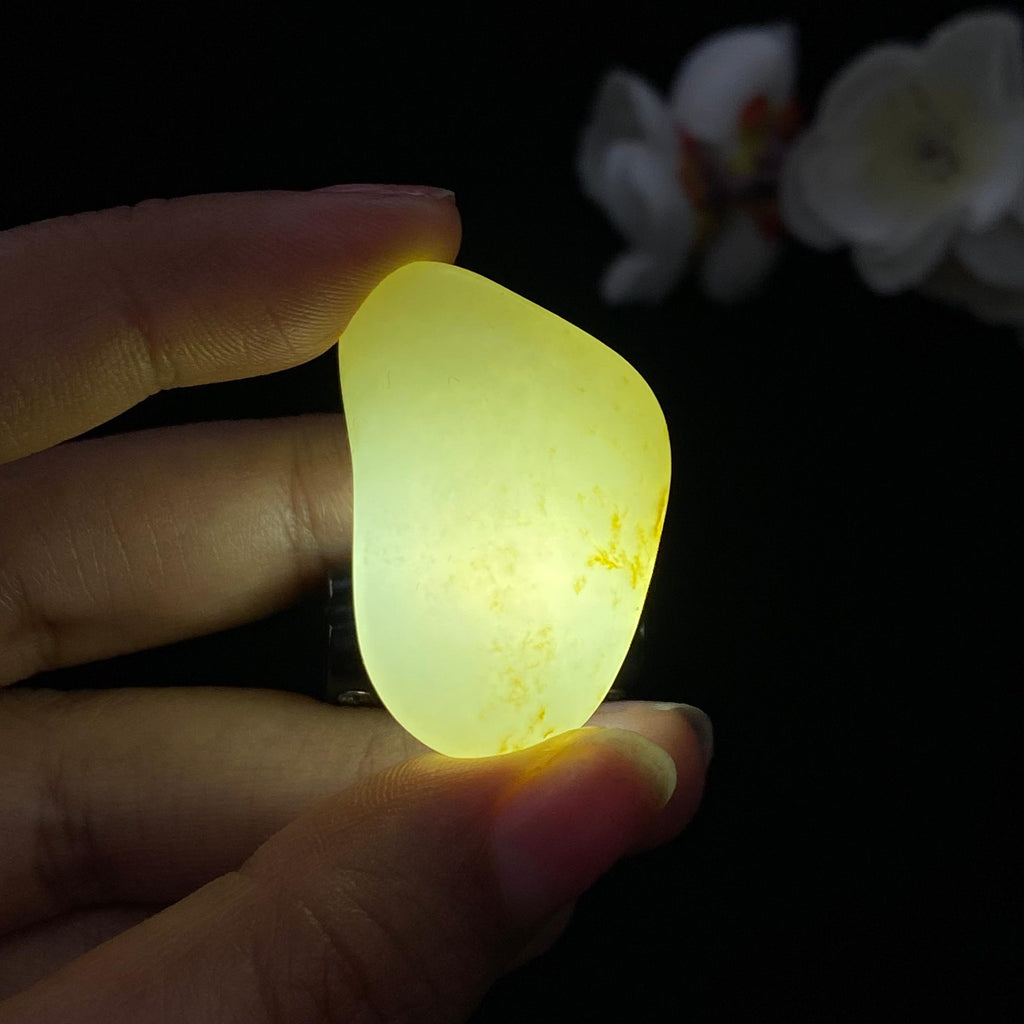 和田玉青白玉籽料挂件（16g）