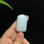 和田山料白玉无事牌挂件（28.3g）