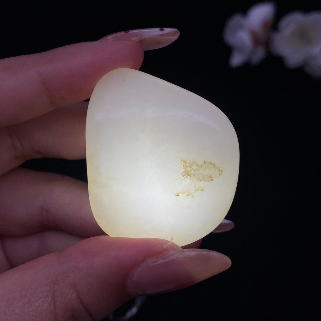 和田玉白玉籽料挂件（34.5g）