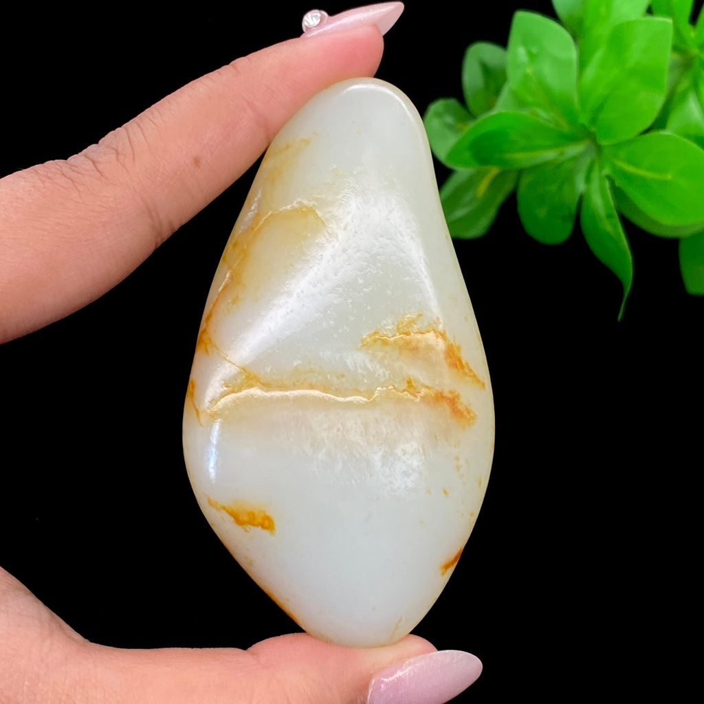 和田玉聚黄皮籽料（95g）