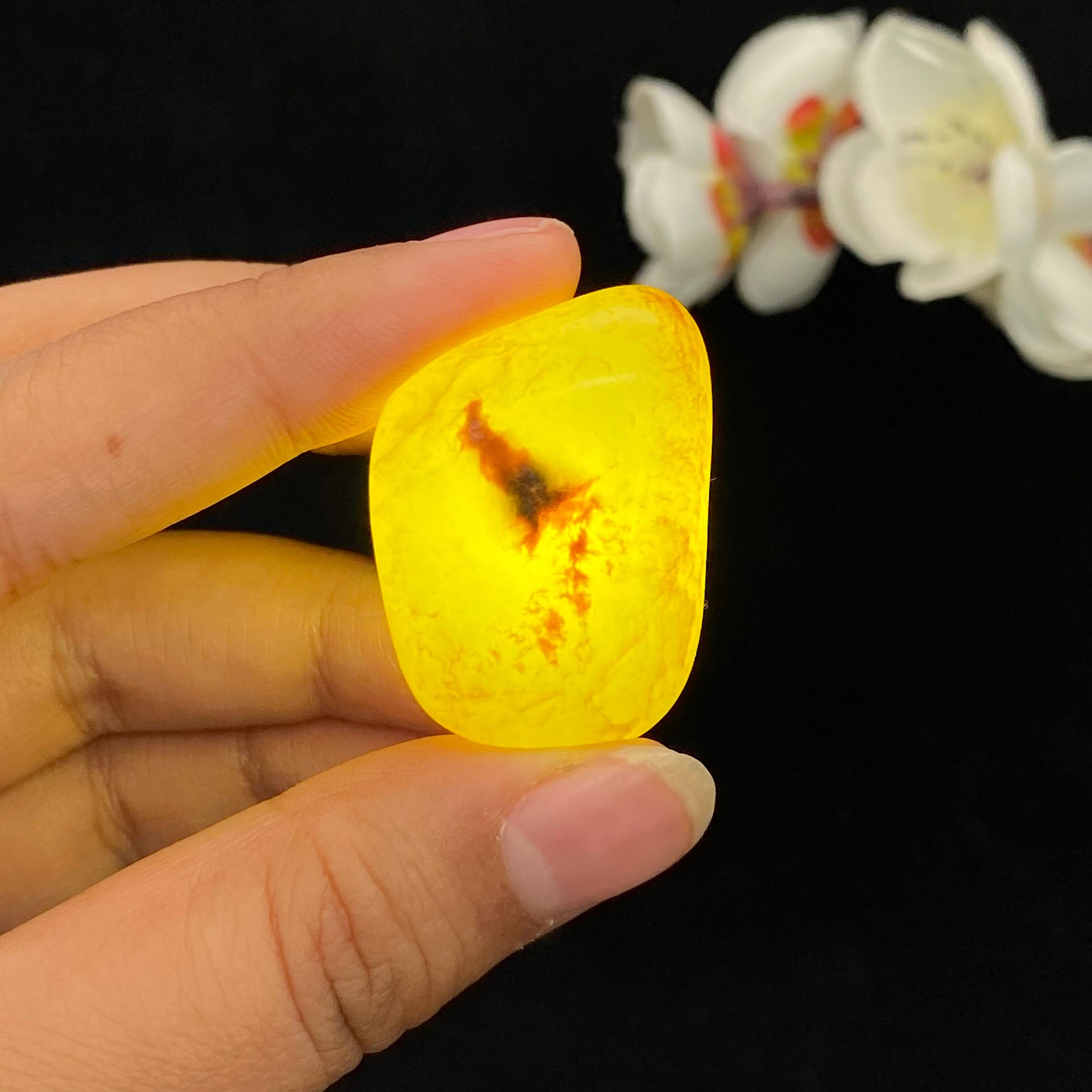 和田玉洒金皮籽料挂件（26.3g）