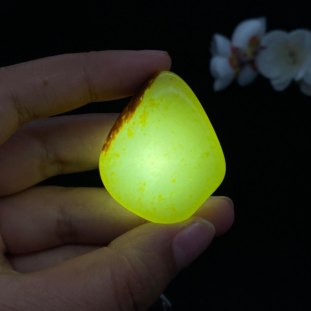 和田玉聚红皮籽料挂件（27.2g）