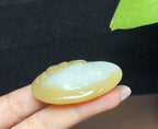 新疆和田玉且末糖羊脂玉佛公（27.2g）
